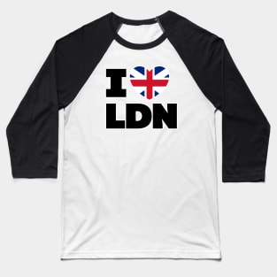 I Heart London Baseball T-Shirt